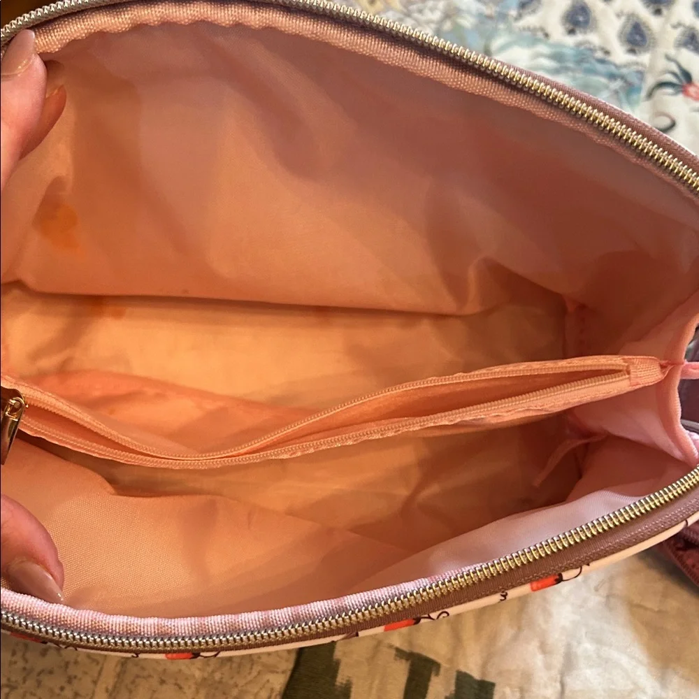 Lot of two Paris themed cosmetic bags